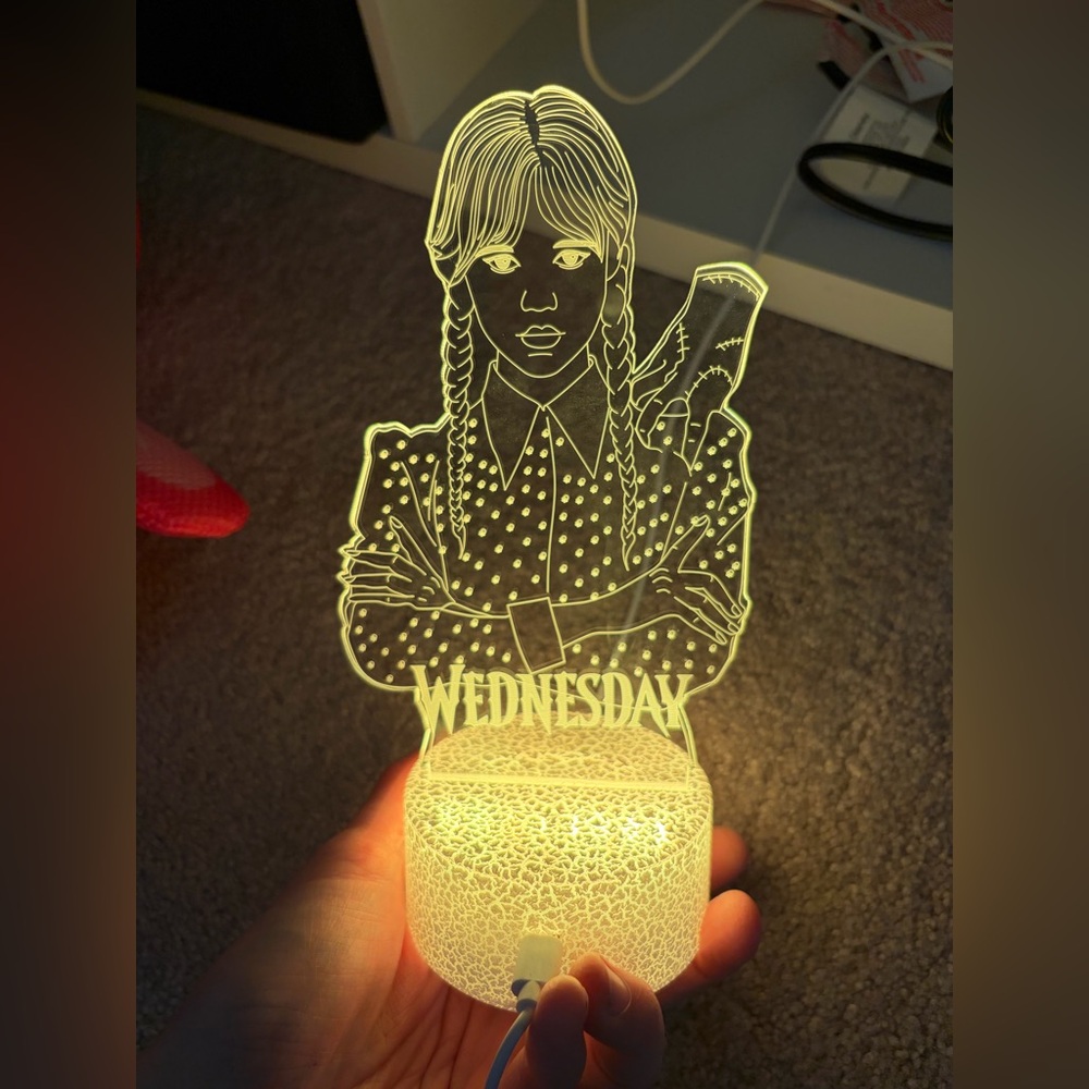 Wednesday Addams LED Night Light